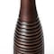 Uniquewise Decorative Conemporary Tall Trumpet Shape Floor Vase, Brown 41 Inch QI004191.L - alternate 6